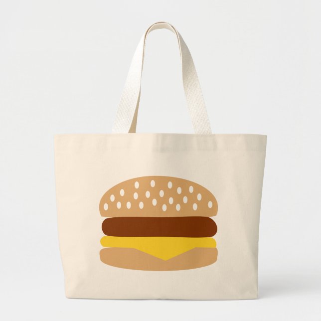 Grand Tote Bag Hamburger (Devant)
