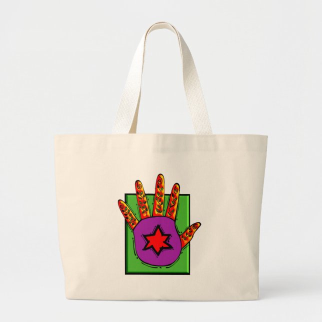 Grand Tote Bag Hamsa (Devant)