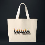 Grand Tote Bag Hanoukka<br><div class="desc">Customisez-le avec votre propre design,  ou l'un des nôtres.</div>