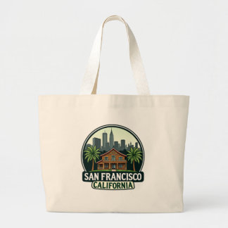 Grand Tote Bag Harmonie urbaine et naturelle de San Francisco-