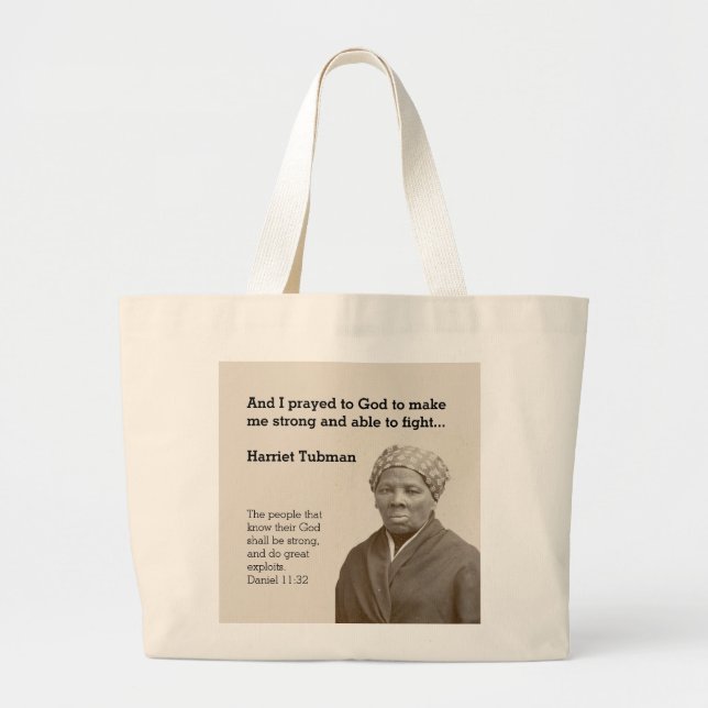 Grand Tote Bag HARRIET TUBMAN Quota Custom (Devant)