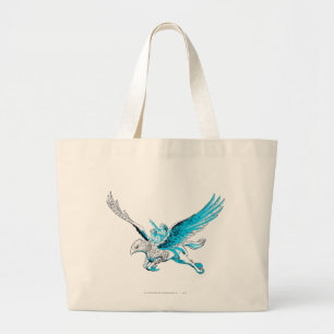 Grand Tote Bag Harry et Hermione sur un Hippogriff