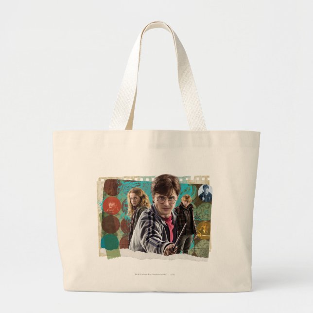 Grand Tote Bag Harry, Hermione et Ron 1 (Devant)