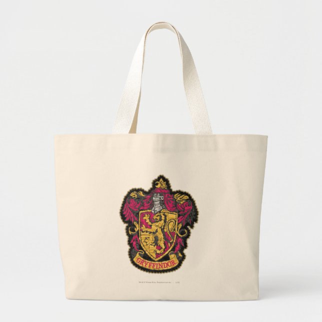 Grand Tote Bag Harry Potter | Blason de la maison Gryffondor (Devant)