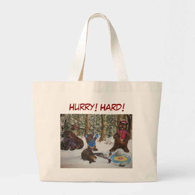 Grand Tote Bag Hâte ! Dur ! Fourre-tout enorme (Devant)