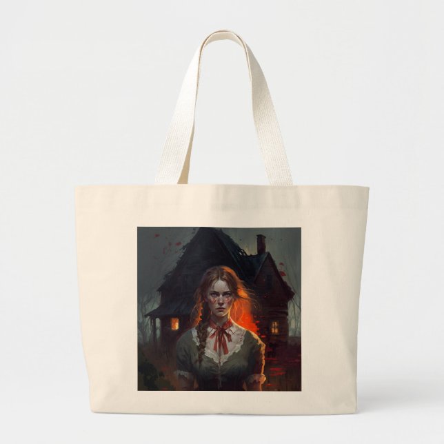 Grand Tote Bag Haunting house (Devant)