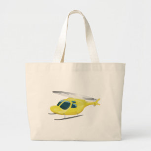 Grand Tote Bag Hélicoptère de sauvetage