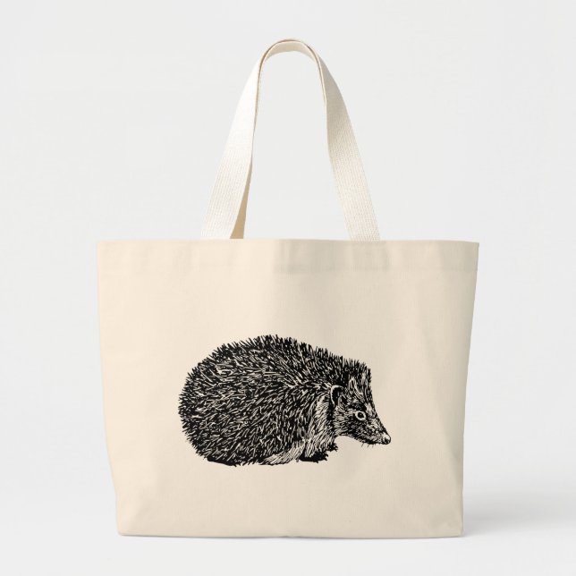 Grand Tote Bag Hérisson (Devant)