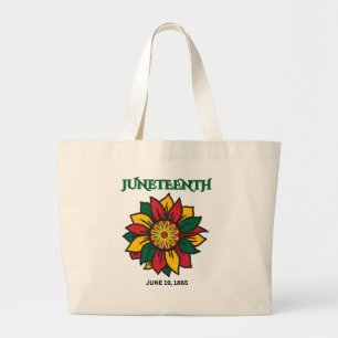 Grand Tote Bag HÉRITAGE DU 19 JUIN 1865 Fleurs en coton pour femm