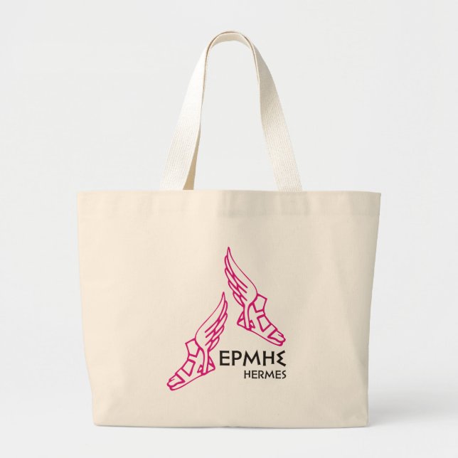 Grand Tote Bag Hermes/Ermis - un des 12 dieux grecs (Devant)