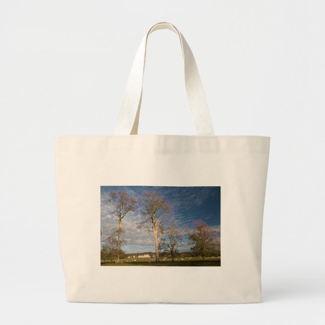 Grand Tote Bag Hêtre irlandais (Devant)