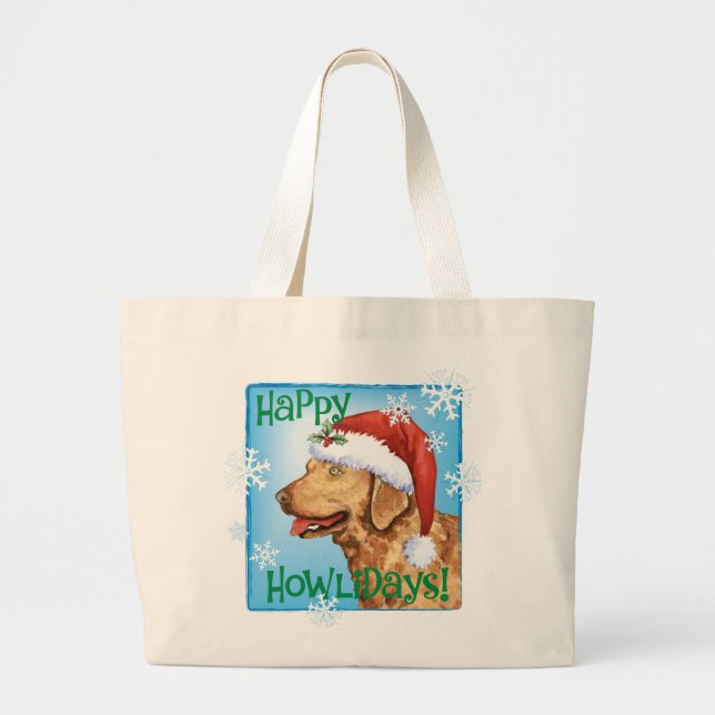 Grand Tote Bag Heureux Howliday Chessie (Devant)
