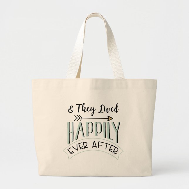 Grand Tote Bag Heureux toujours après (Devant)