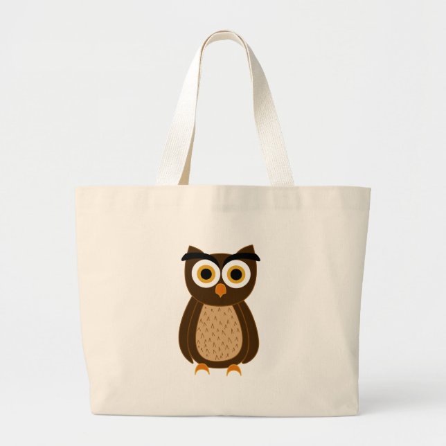 Grand Tote Bag Hibou (Devant)