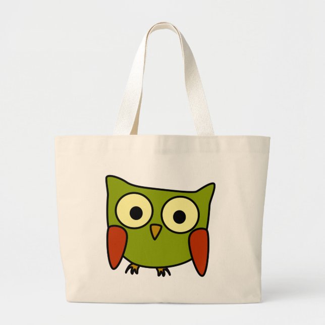 Grand Tote Bag Hibou super (Devant)
