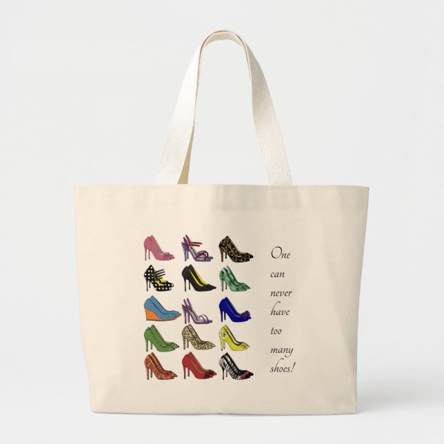Grand Tote Bag High Heeled Shoes II (Devant)