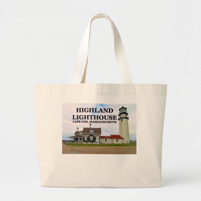 Grand Tote Bag Highland Lighthouse, cape Cod, Massachusetts (Devant)