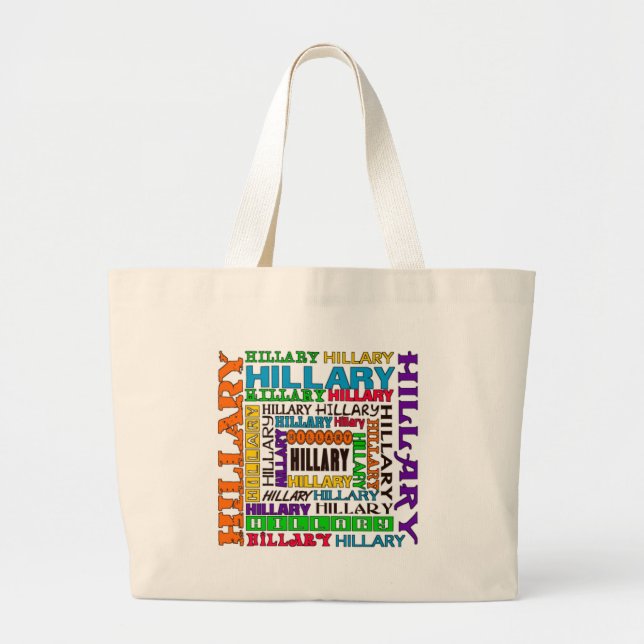 Grand Tote Bag Hillary Clinton (Devant)