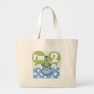 Grand Tote Bag Hippo 2e Anniversaire Tshirts et cadeaux