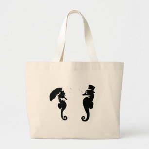 Grand Tote Bag Hippocampes victoriens