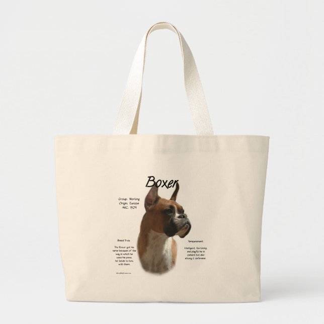 Grand Tote Bag Historique de la boîte ouverte (Devant)