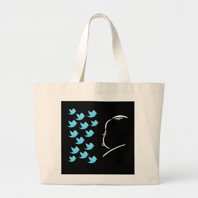 Grand Tote Bag Hitch and Tweets (Devant)
