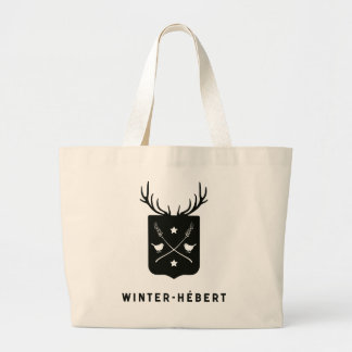 Grand Tote Bag Hiver-Hébert - crête fourre-tout