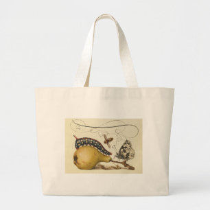Grand Tote Bag Hoefnagel Vintage Poire & Insectes 1500 Renaissanc