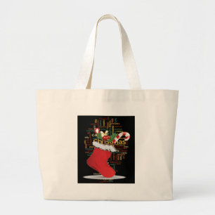 Grand Tote Bag HoHo ! Merry Christmas TOXITS et Happy New Year