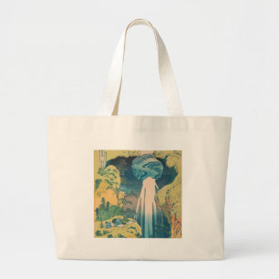 Grand Tote Bag Hokusai Amida Cascade Japon