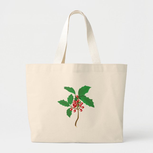 Grand Tote Bag Holly Berry (Devant)