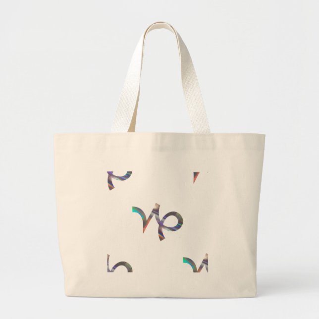 Grand Tote Bag hologramme Capricorne (Devant)