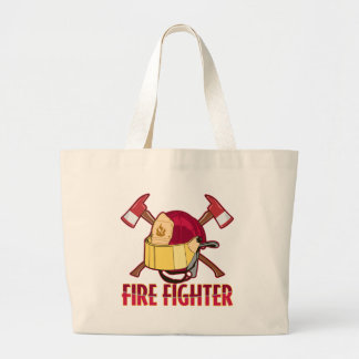 Grand Tote Bag Hommage de pompier