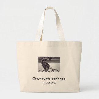 Grand Tote Bag Homme et gris sur la bicyclette en Angleterre,