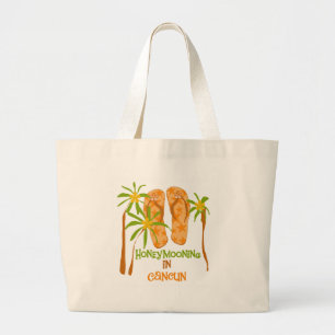 Grand Tote Bag Honeymooning dans Cancun