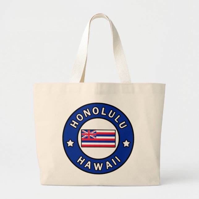 Grand Tote Bag Honolulu Hawaii (Devant)