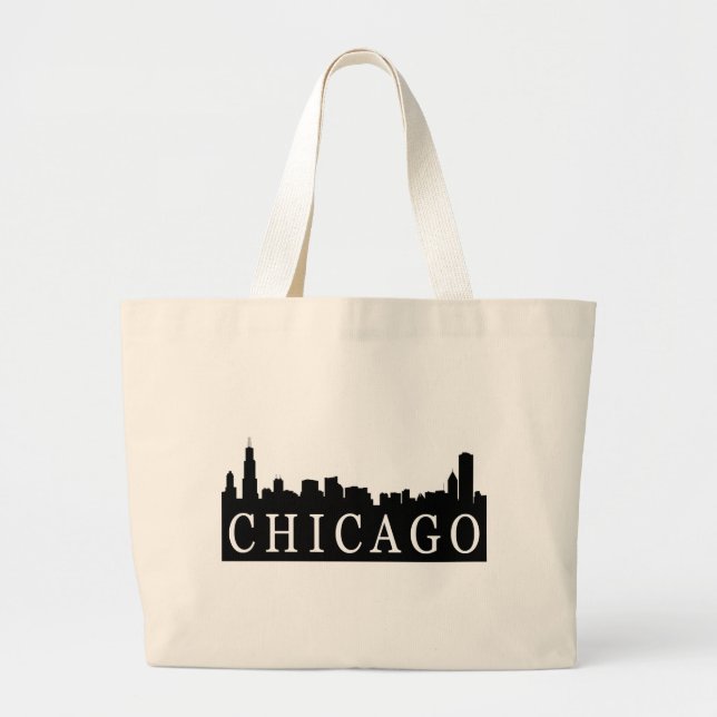 Grand Tote Bag Horizon de Chicago (Devant)