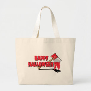 Grand Tote Bag Horreur heureuse de Halloween