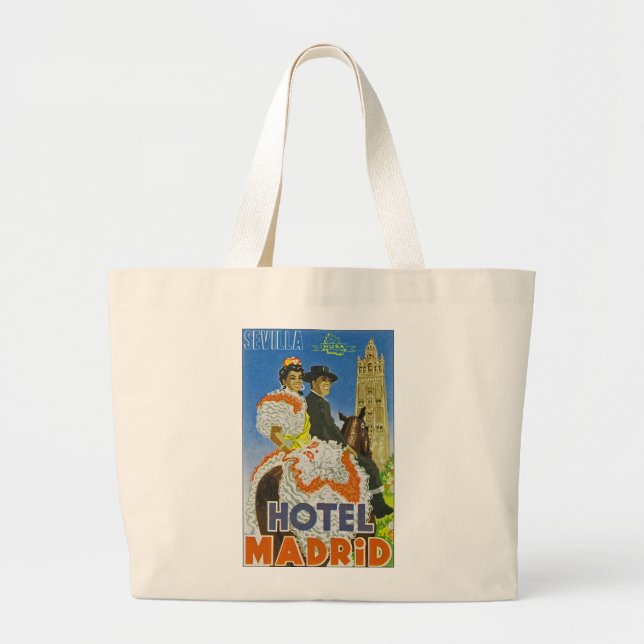 Grand Tote Bag Hotel Madrid (Devant)