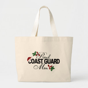 Grand Tote Bag Houx fier de maman de la garde côtière