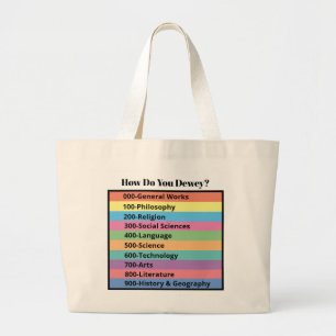 Grand Tote Bag How Do You Dewey ?