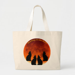 Grand Tote Bag Howling at the Moon