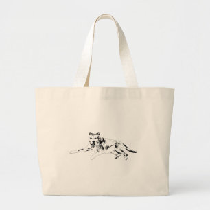 Grand Tote Bag Humeur paisible, caractère audacieux