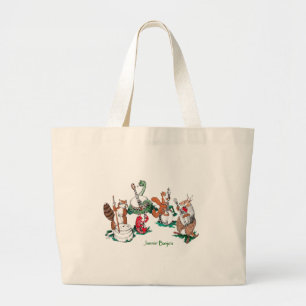 Grand Tote Bag Humoristique Jammin Banjo Animaux Joueurs Porter S