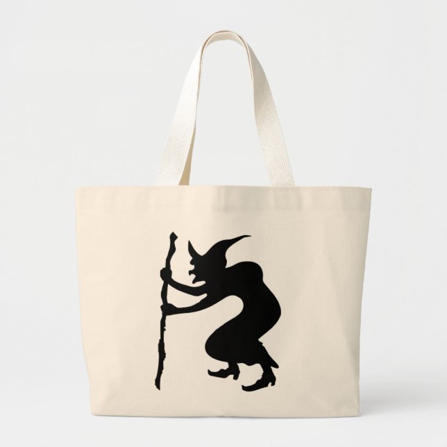 GRAND TOTE BAG HUNCHBACK HALLOWEEN WITCH (Devant)