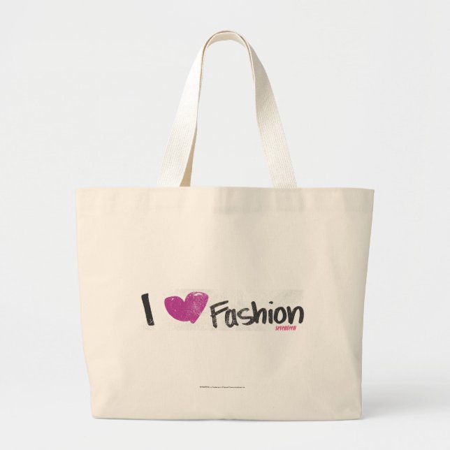 Grand Tote Bag I Aqua de mode de coeur (Devant)