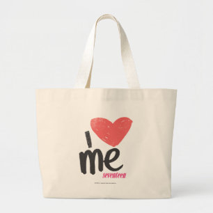 Grand Tote Bag I coeur je rose