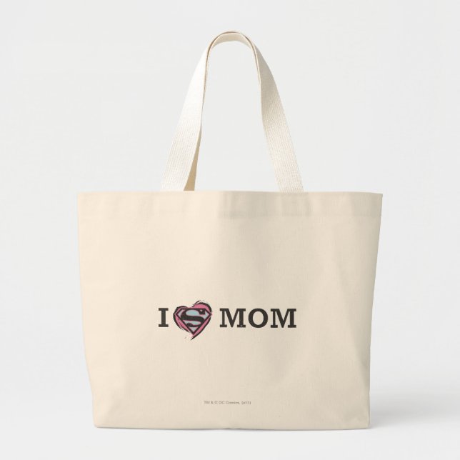 Grand Tote Bag I Heart Maman (Devant)
