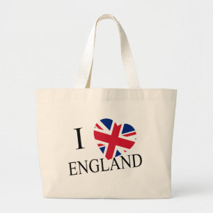 Grand Tote Bag I Heartflag England bk jtcnt