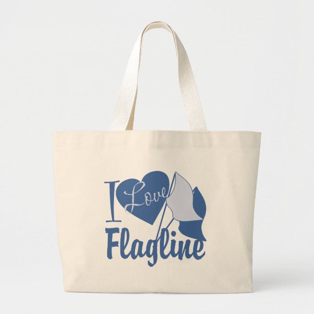 Grand Tote Bag I Love Flagline (Devant)